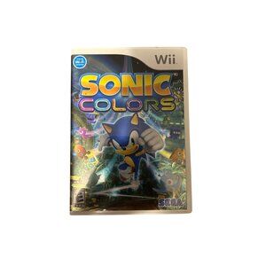 Sonic Colors Nintendo Wii Video Game Complete With Case & Disc